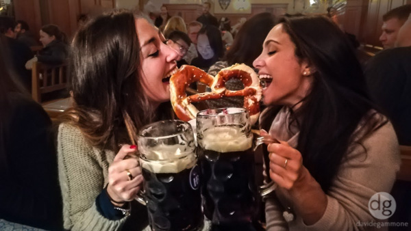 Christmas in Munich rivers of beer at HofbräuHaus