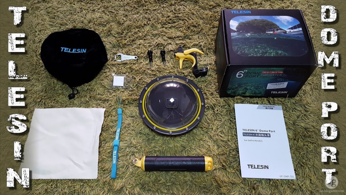 TELESIN Lente Dome per GoPro: Unboxing e Montaggio